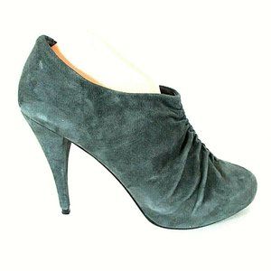 Steve Madden Gray Suede Heels Booties Women's 9.5